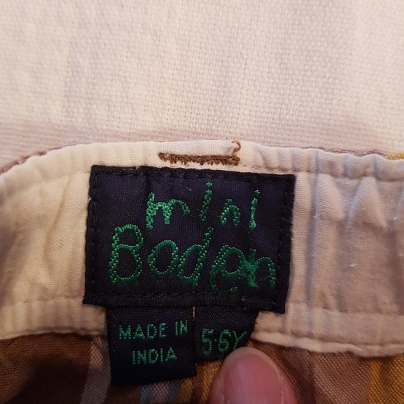 Mini Boden boys plaid size 5-6 years - Picture 4 of 4